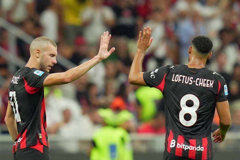 Milan Cremonese Pavlovic celebrazione
