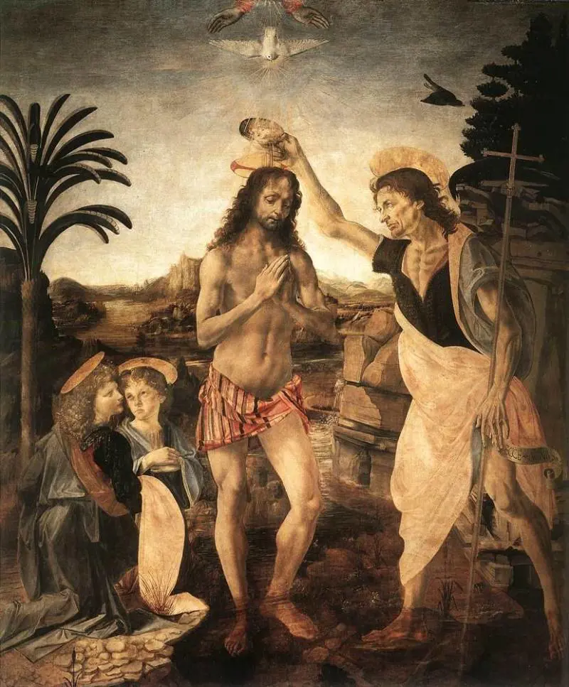 La grande arte di Leonardo prese il volo con un angelo
