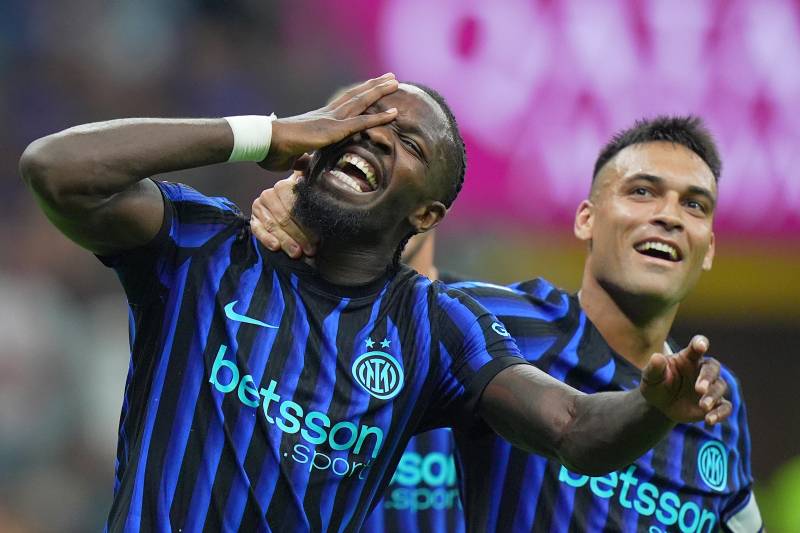 Inter Torino Bonny celebrazione