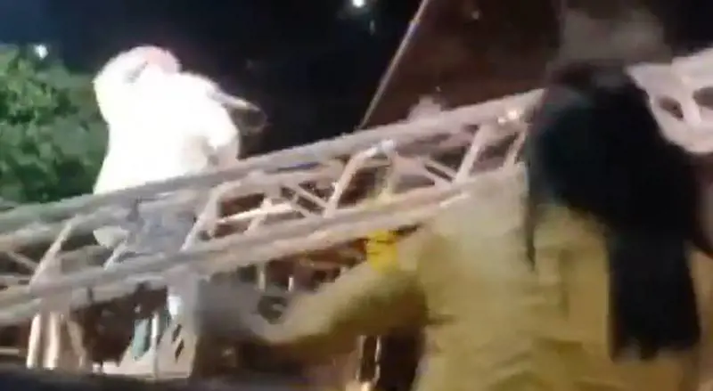 Paura al concentro di Raphael Gualazzi, crolla un palo delle luci: l'artista si salva per un soffio