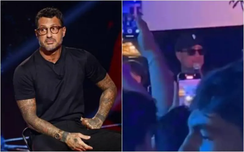 Fabrizio Corona, sfiorata la rissa durante l'ospitata in discoteca: "Vi prendo a schiaffi"
