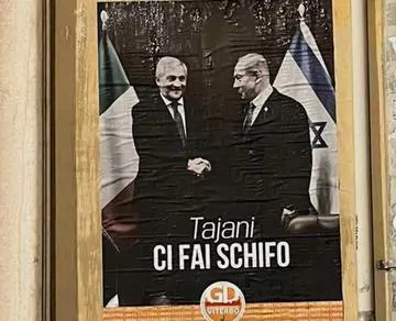 “Ci fai schifo”. I manifesti choc dei giovani Pd contro Tajani