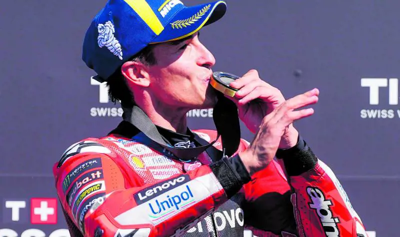MotoGp: a Barcellona male Pecco nella Sprint