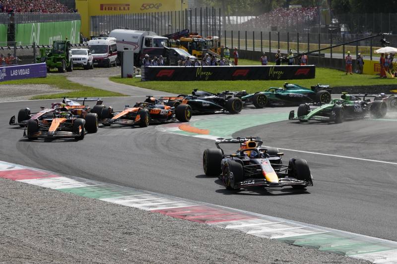 F1 Monza gara partenza