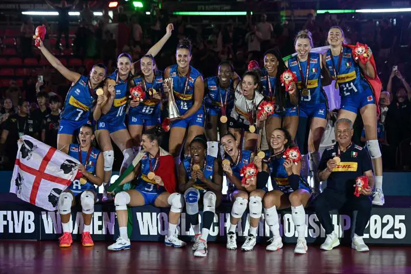L'Italvolley è d'oro: Turchia sconfitta 3-2, azzurre sul tetto del mondo