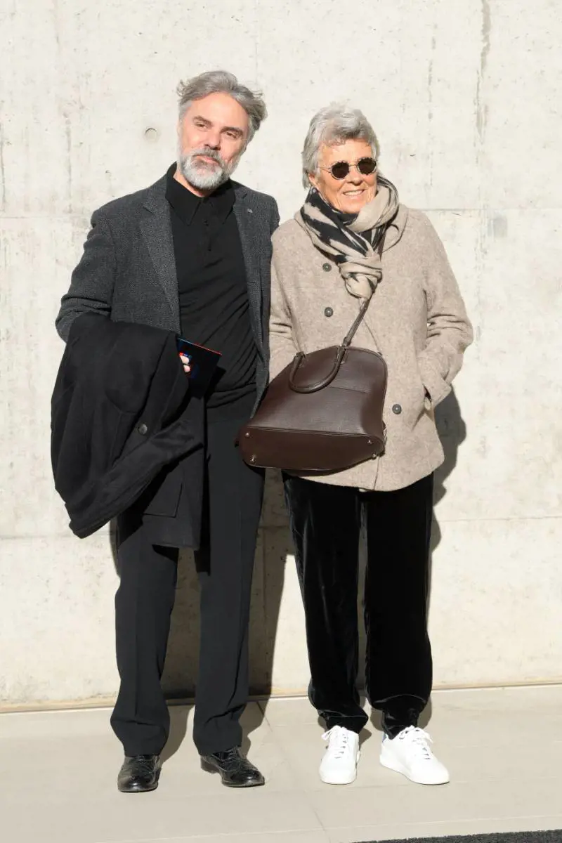 Andrea Camerana insieme alla madre Rosanna Armani