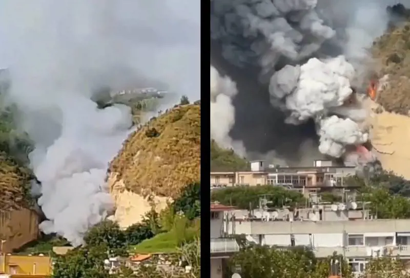 Napoli, esplosione in una fabbrica di fuochi d'artificio: feriti due carabinieri e tre pompieri