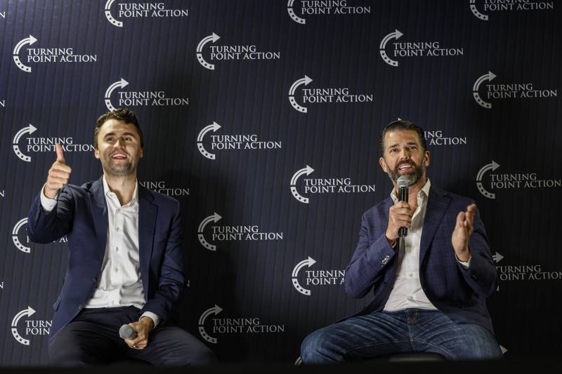 Charlie Kirk Trump Jr 2025