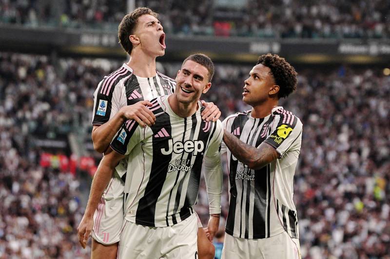 Juventus Inter Yildiz celebrazione