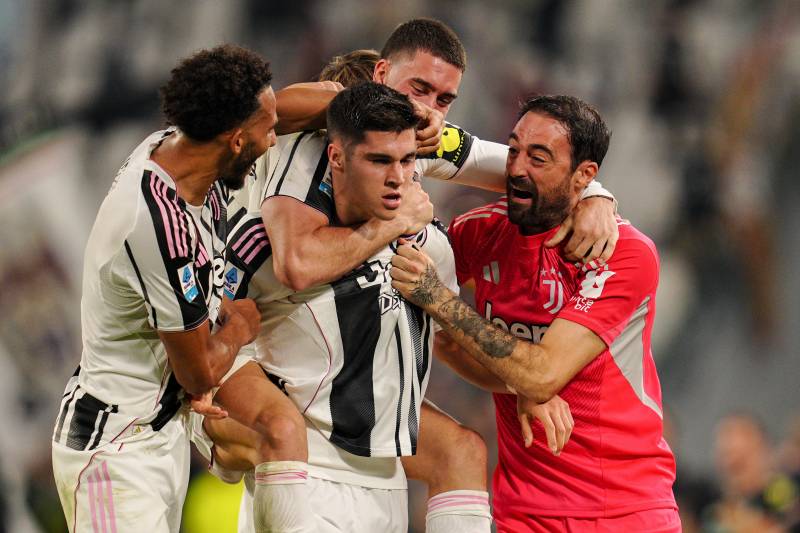 Juventus Inter Adzic celebrazione