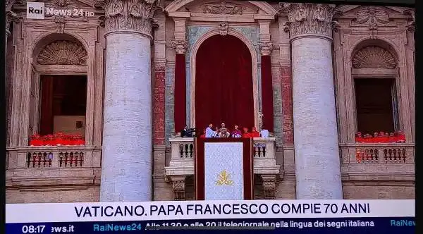 "Papa Francesco compie 70 anni”. La gaffe di RaiNews24