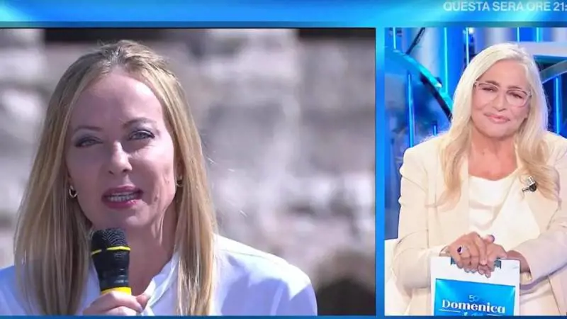 "Ennesima polemica sul nulla". Meloni replica alle accuse delle opposizioni dopo Domenica In
