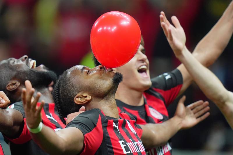 Milan Lecce Nkunku celebrazione