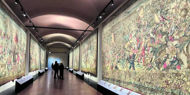 Anche Mattarella a Pavia per gli arazzi della battaglia