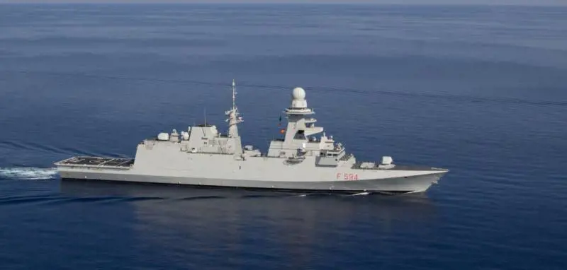 Cannoni, mitragliere e sistema SAAM-ESD: anche la nave Alpino in soccorso alla Flotilla