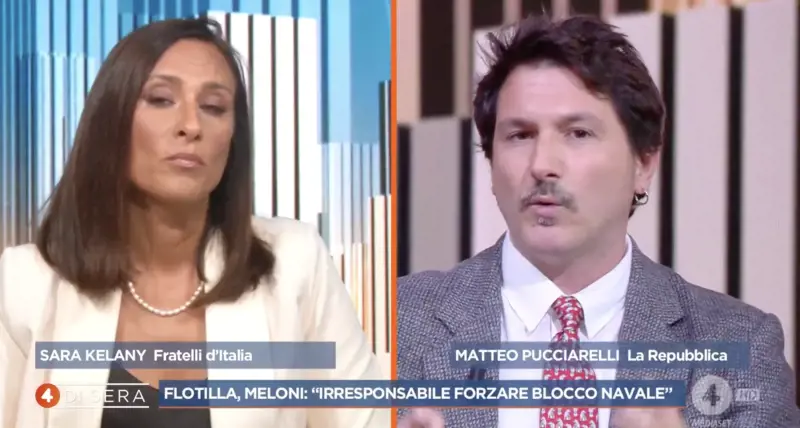 "Chi glielo ha detto?", "Le sigarette...". Scontro in diretta tv tra la deputata FdI e il giornalista
