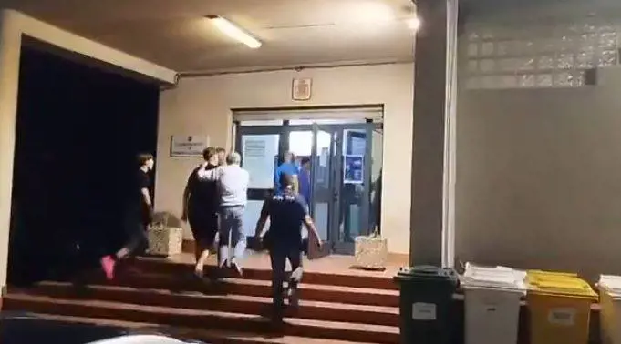 Immagini esclusive del Tg1