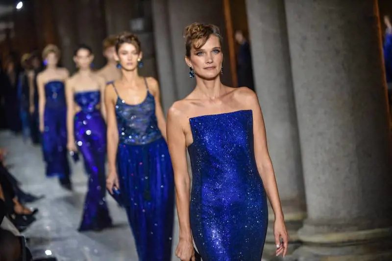 L'ultima collezione firmata da Re Giorgio. Tutta Hollywood per Armani a Brera