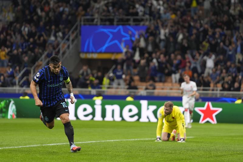 Inter Slavia Praga Lautaro gol