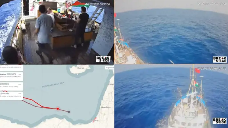 La Flotilla sfida Israele: "Siamo a 130 miglia da Gaza, le Idf si avvicinano"