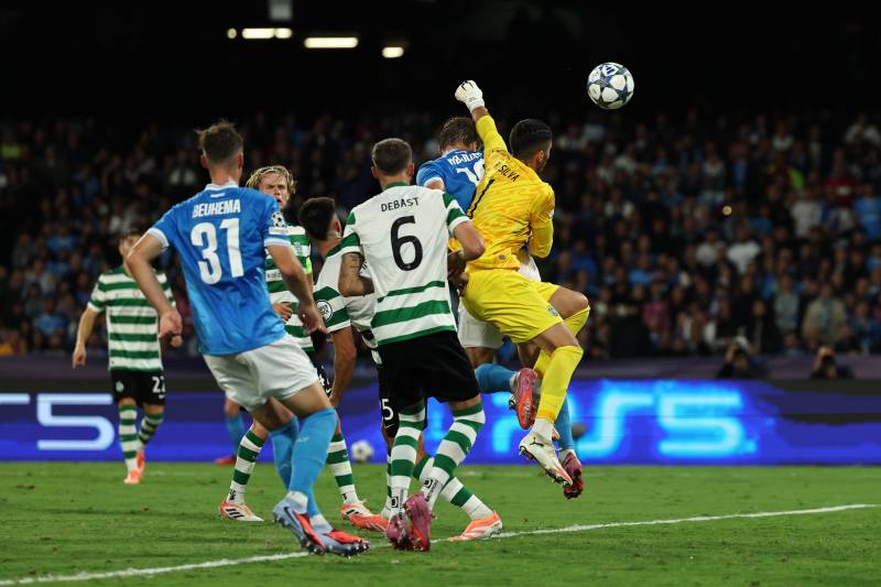 Napoli Sporting CP Hojlund gol 2