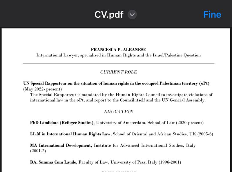 Cv albanese 