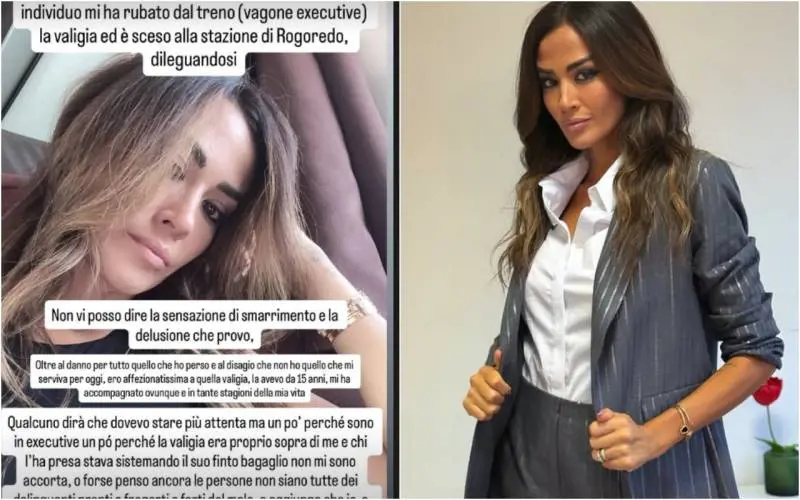 Giorgia Palmas derubata sul treno Milano-Roma