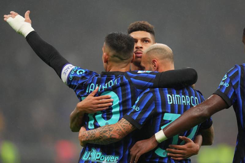 Inter Cremonese Dimarco celebrazione