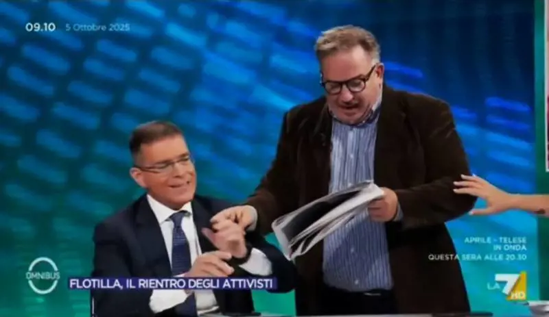"Stai a cuccia!", "Fascista rosso!", scontro in TV tra Telese e Capezzone