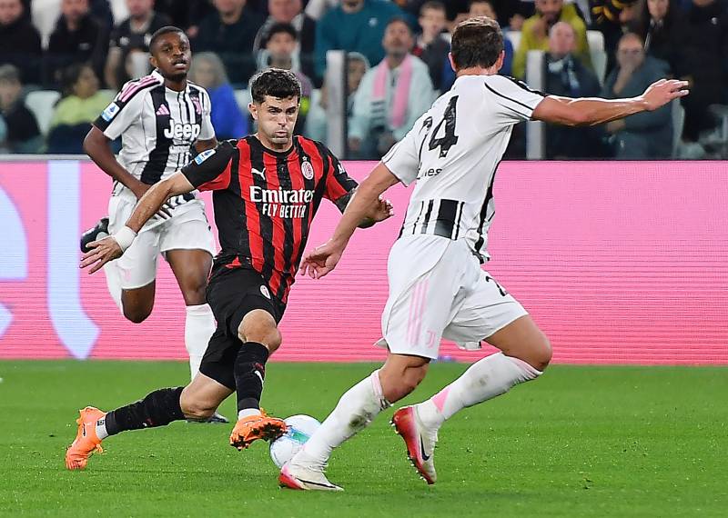 Juventus Milan Pulisic Rugani