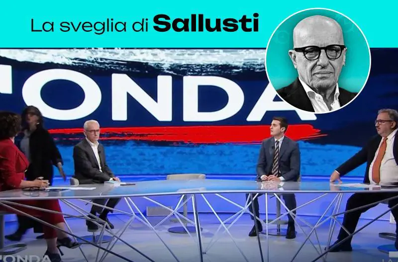 La sveglia di Sallusti - La7 sulla scia di TeleHamas
