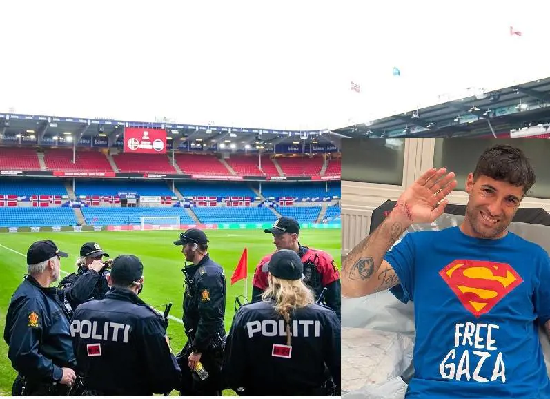 Norvegia-Israele, tifoso fa invasione con la maglia "Free Gaza": è un italiano, ecco chi è