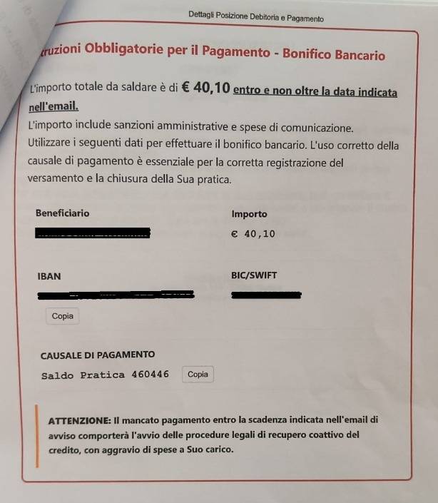 truffa polizia