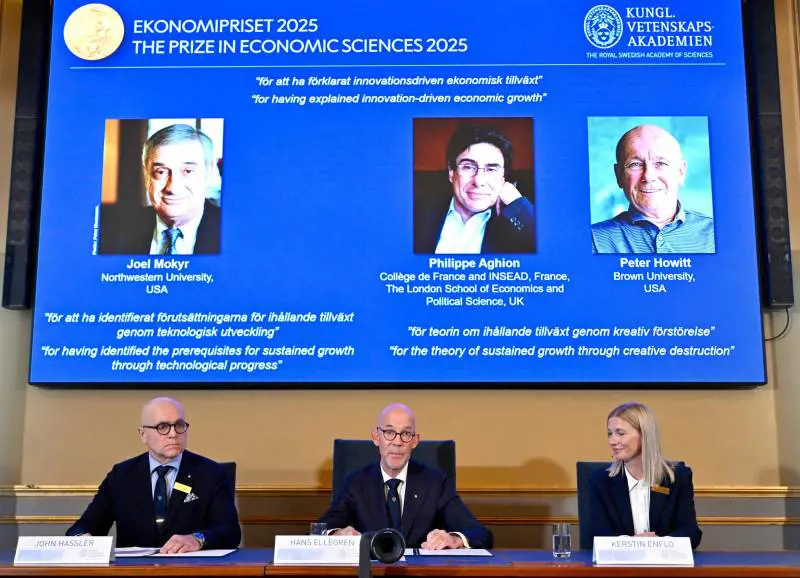 Nobel per l'Economia a Aghion, Howitt, Mokyr per gli studi sulla crescita economica guidata dall'innovazione