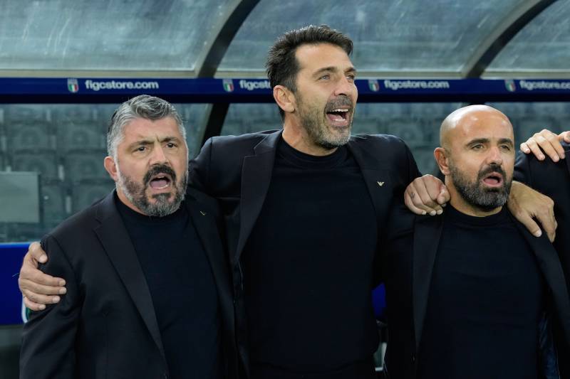 Italia Israele Gattuso Buffon inno