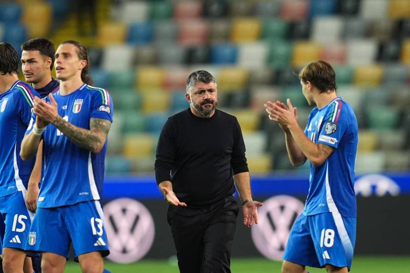 Italia Israele Gattuso giocatori