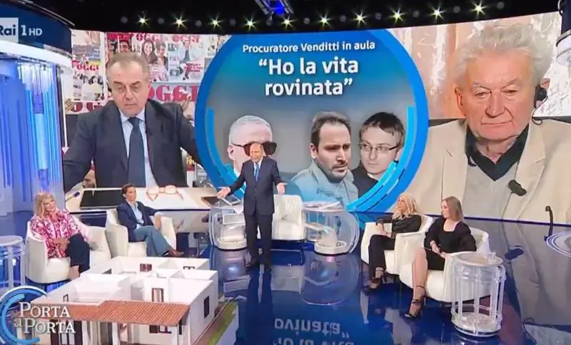 "Siamo in un programma di intrattenimento". Lovati fa infuriare Bruno Vespa a Porta a Porta