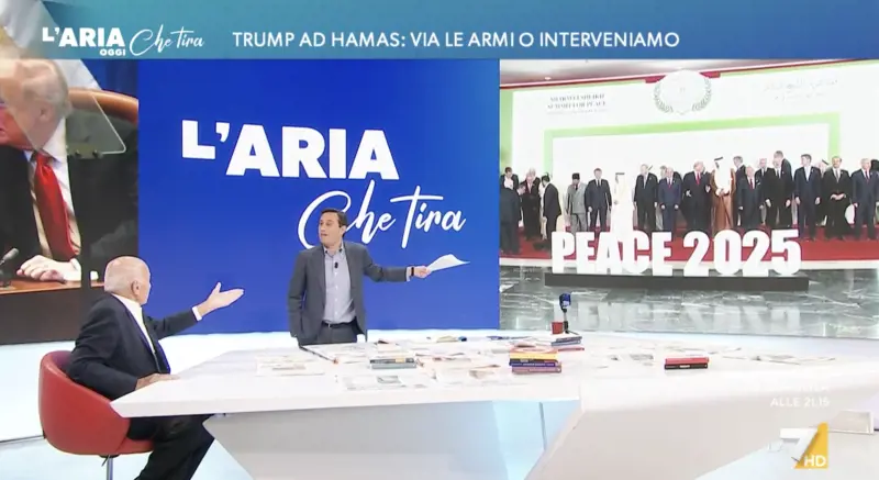 “Mancava la Palestina”. “Ma c’era Abu Mazen”. Rissa tv tra Bertinotti e Parenzo 