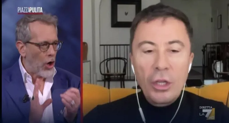 "Io antisemita"?", "Antisionista". Rissa in tv tra Formigli e Bocchino