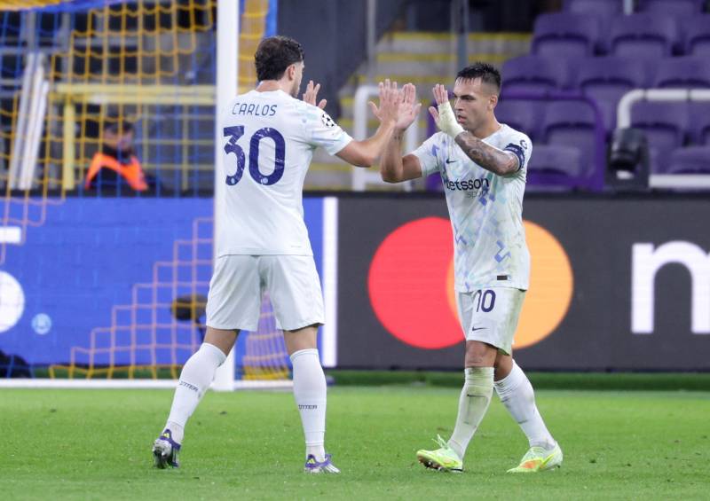 USG Inter Lautaro celebrazione