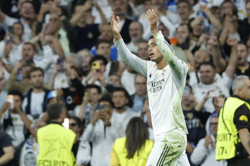 Real Madrid Juventus Bellingham celebrazione