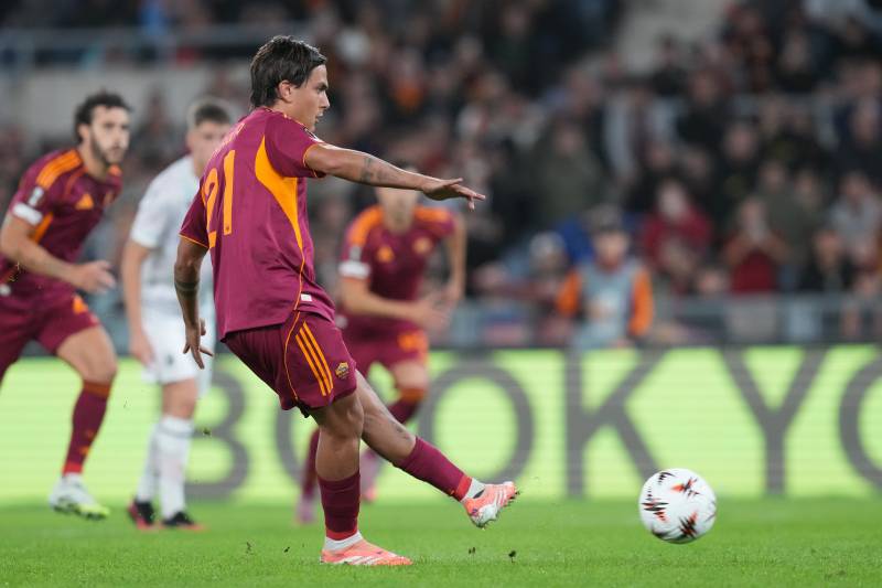 Roma Viktoria Plzen Dybala gol