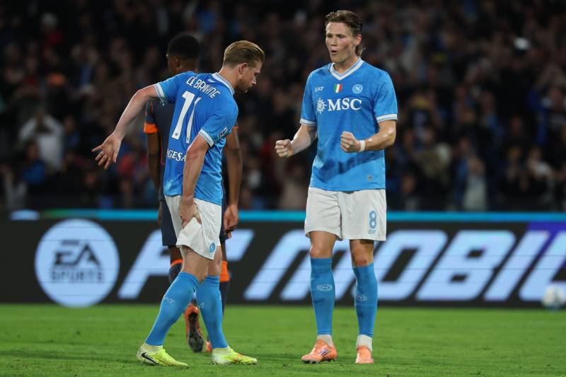 Napoli Inter De Bruyne infortunio