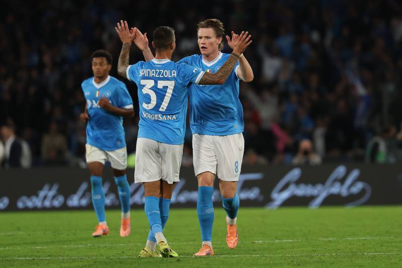 Napoli Inter McTominay celebrazione