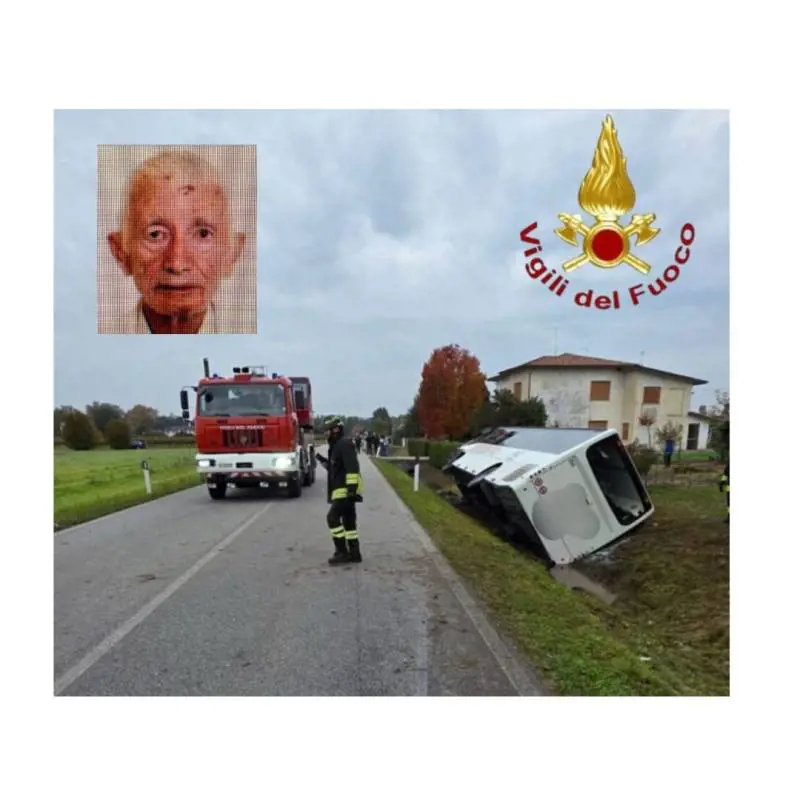 Il capocantiere giramondo: chi era Germano De Luca, l'85enne dello schianto di Oderzo