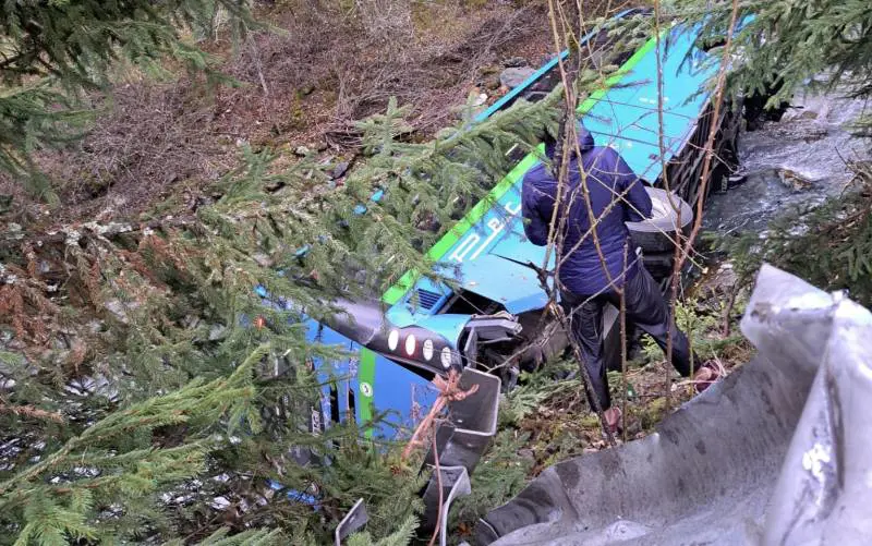 L'autista ha un malore, scuolabus finisce in un torrente: studenti feriti