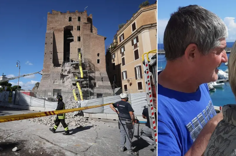 Crollo ai Fori Imperiali, è morto l'operaio rimasto 11 ore sotto le macerie