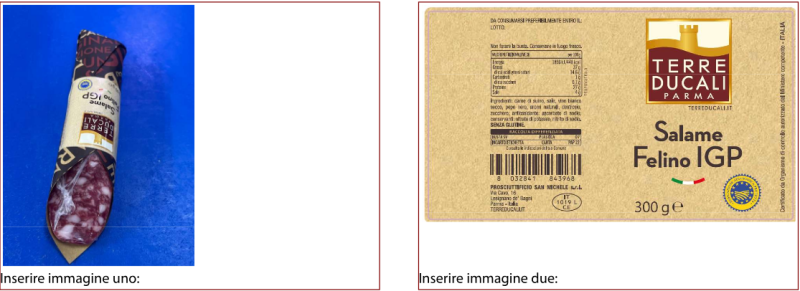 allerta alimentare salame IGP