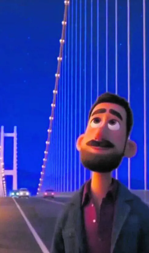 Salvini cartoon Disney alle prese con il Ponte