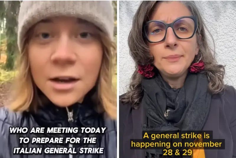 Thunberg e Albanese allo sciopero generale dei sindacati di base: "Ci sarò per la Palestina"